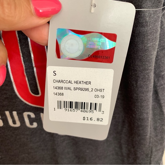 🆕The Ohio State University Charcoal Gray Shirt- Sleeve T- Shirt S - Picture 6 of 7